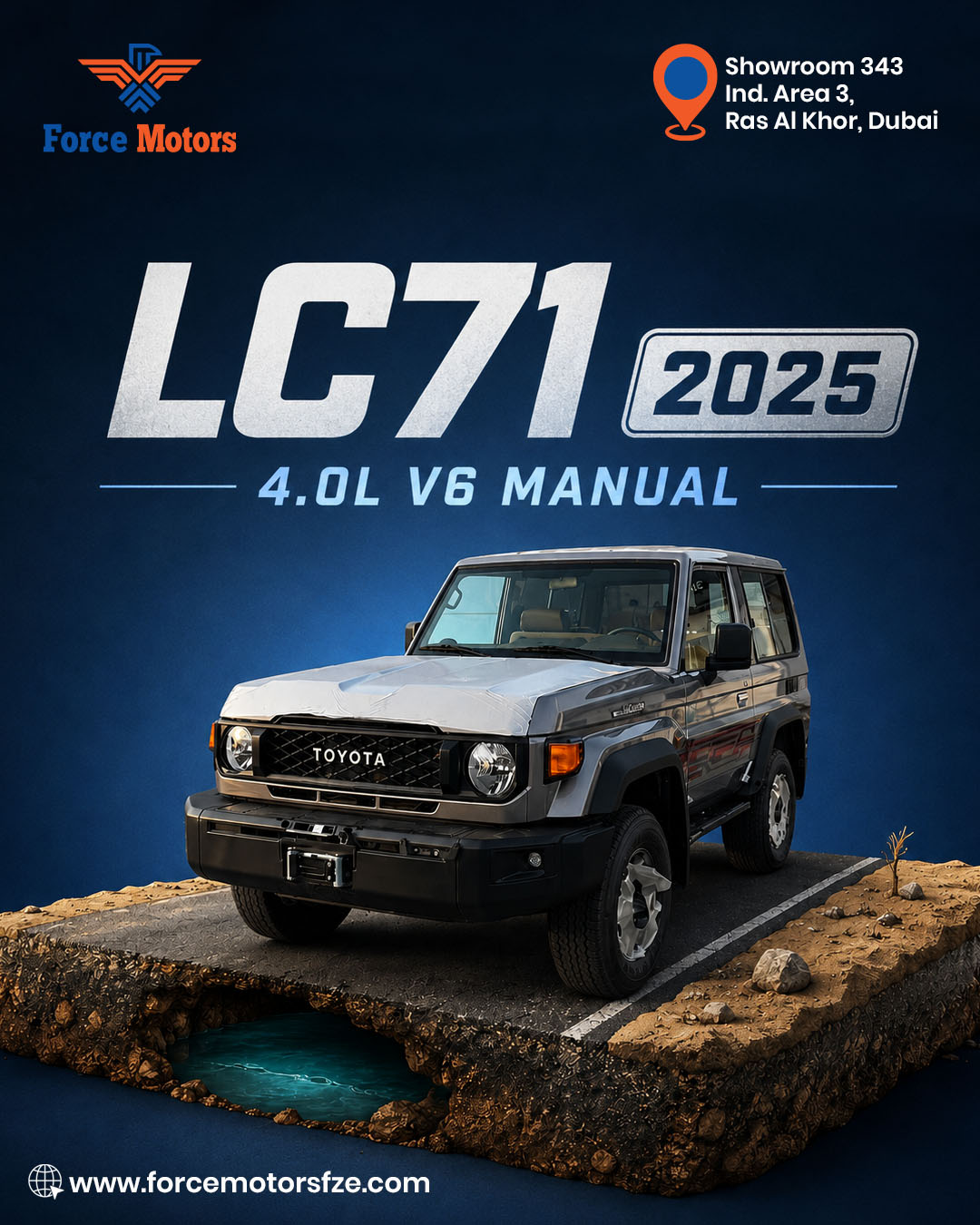 LC71 Hardtop 2026 | 4.0L V6 Petrol | 5-Speed Manual