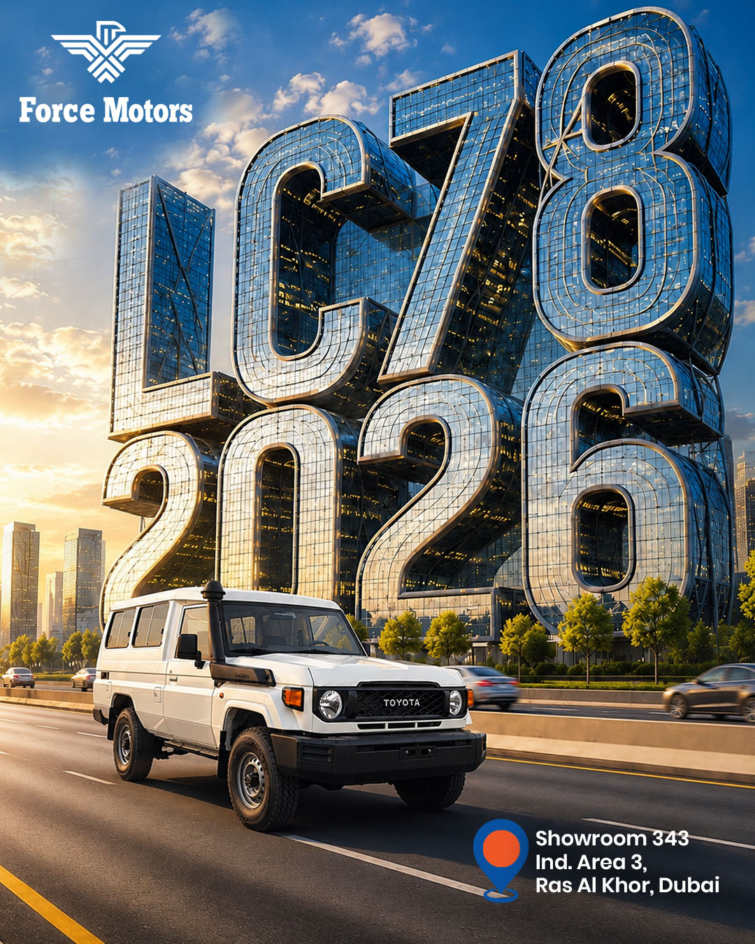 Toyota Land Cruiser LC78 Hardtop 2026 | 4.0L V6 | GCC